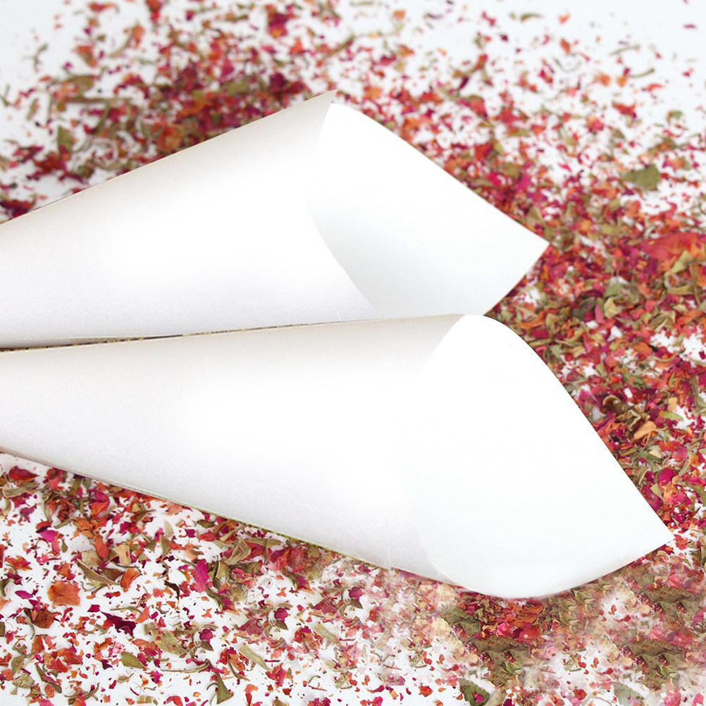Papercraft Supply Confetti - 60 Adet Konfeti Petal Şeklinde Kraft