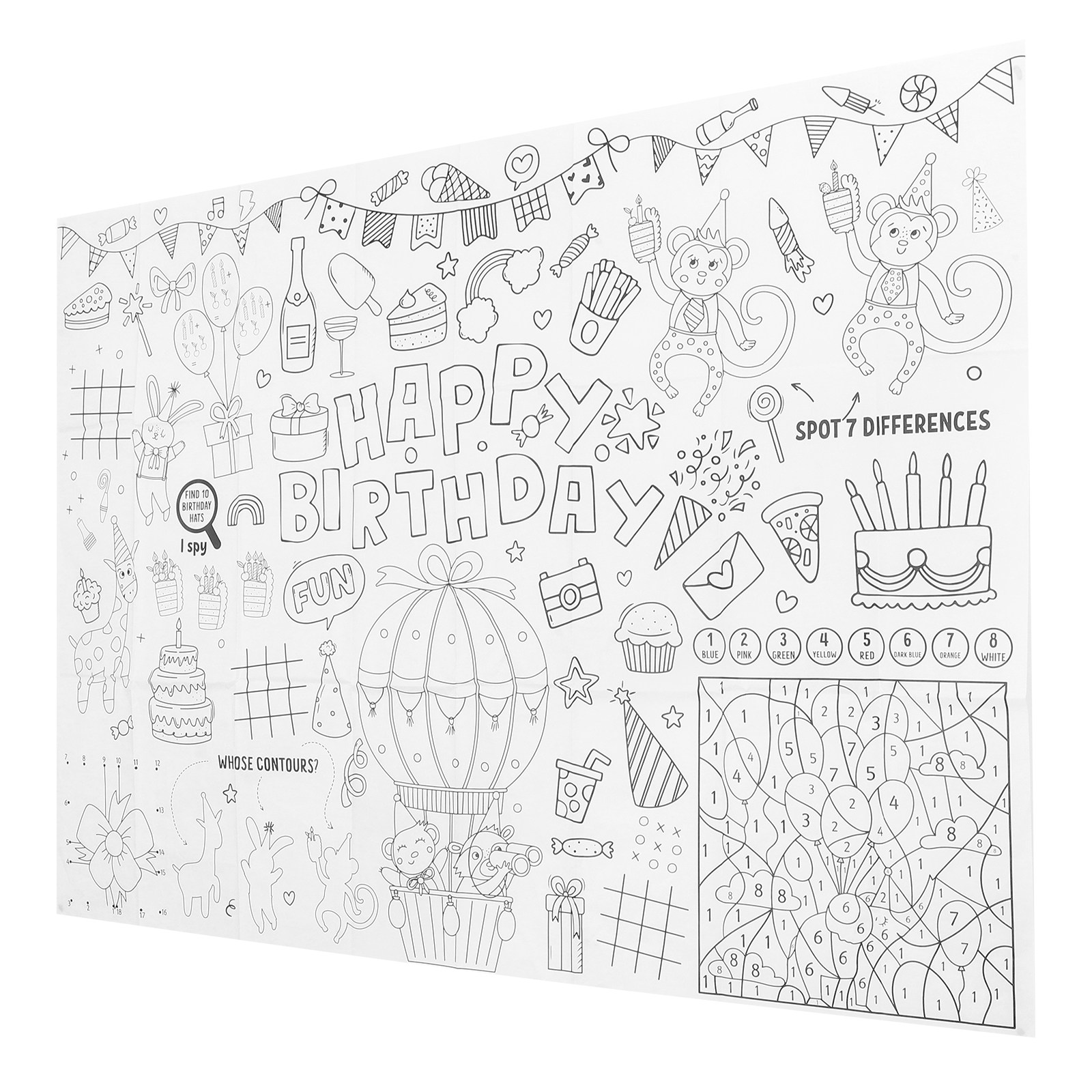 Table Cloth Disposable - Çocuklar İçin Doğum Günü Partisi Temalı,