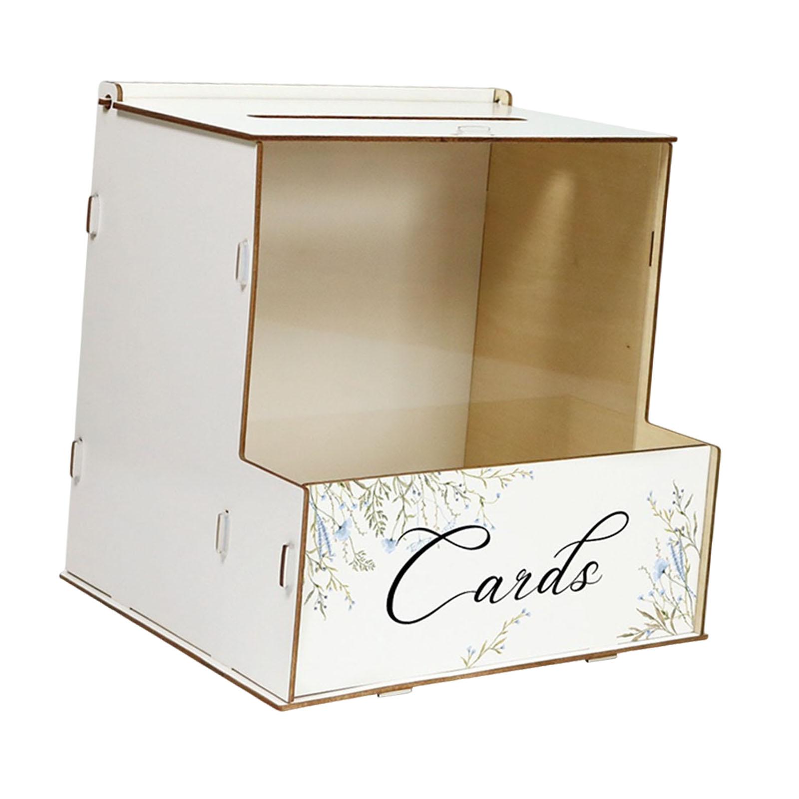 Event Party Box - Kişiselleştirilmiş, Rustik Tarzda Düğün Kartı Kutusu,