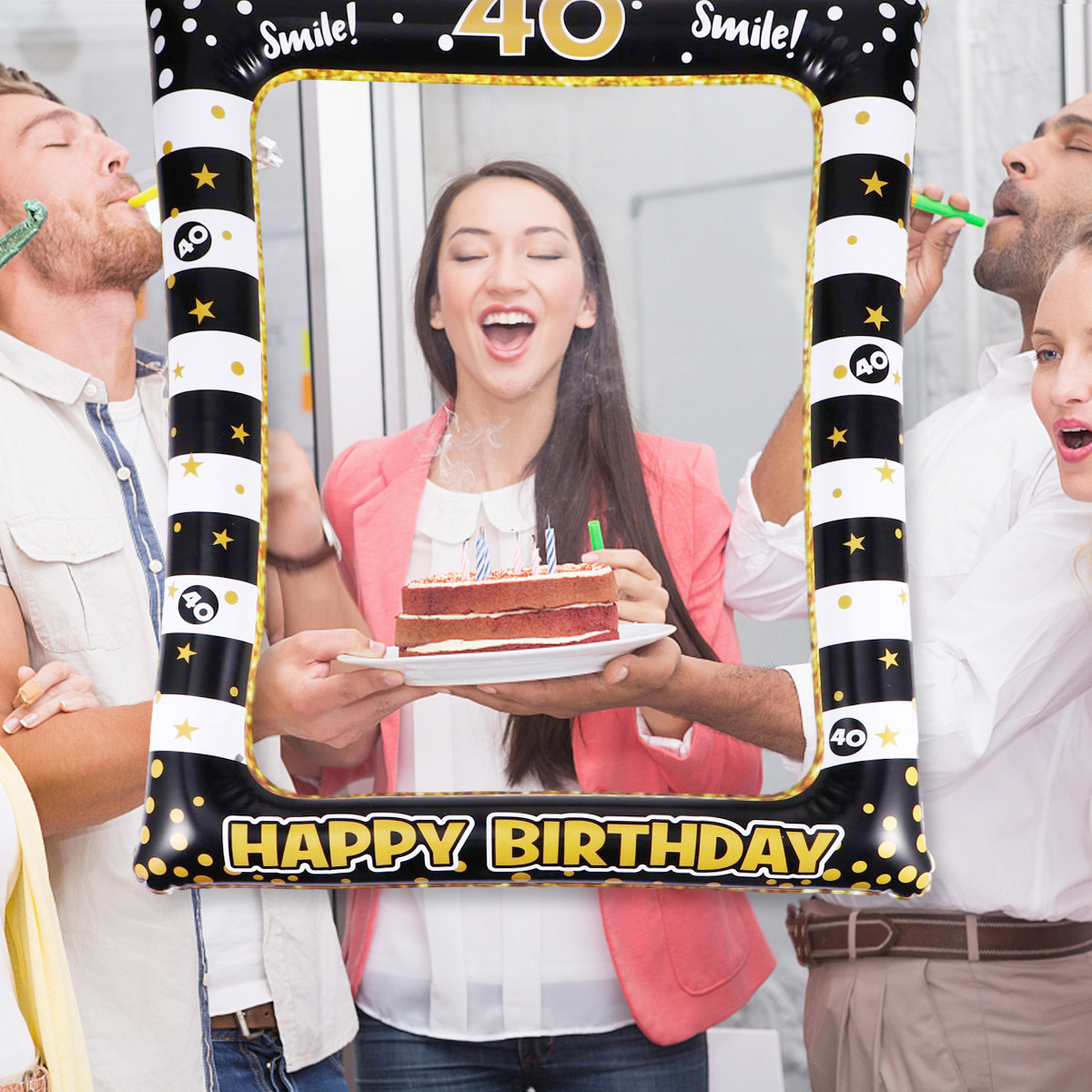 Photo Booth Frame - Şişirilebilir Fotoğraf Çerçevesi, Parti Aksesuarı, Fotoğraf