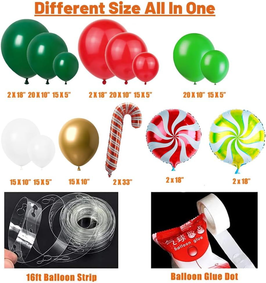 Noel Balonlu Kemer ve Çelenk S - Balloon Arch Kit incelemesi ve fiyatı