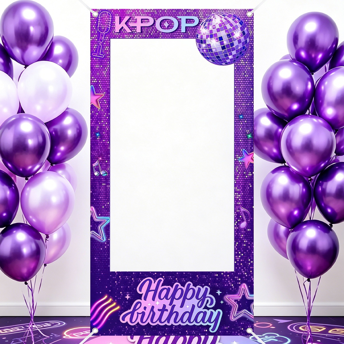 1 adet Mor K-POP Fotoğraf Çerç - Photo Booth Frame incelemesi ve fiyatı