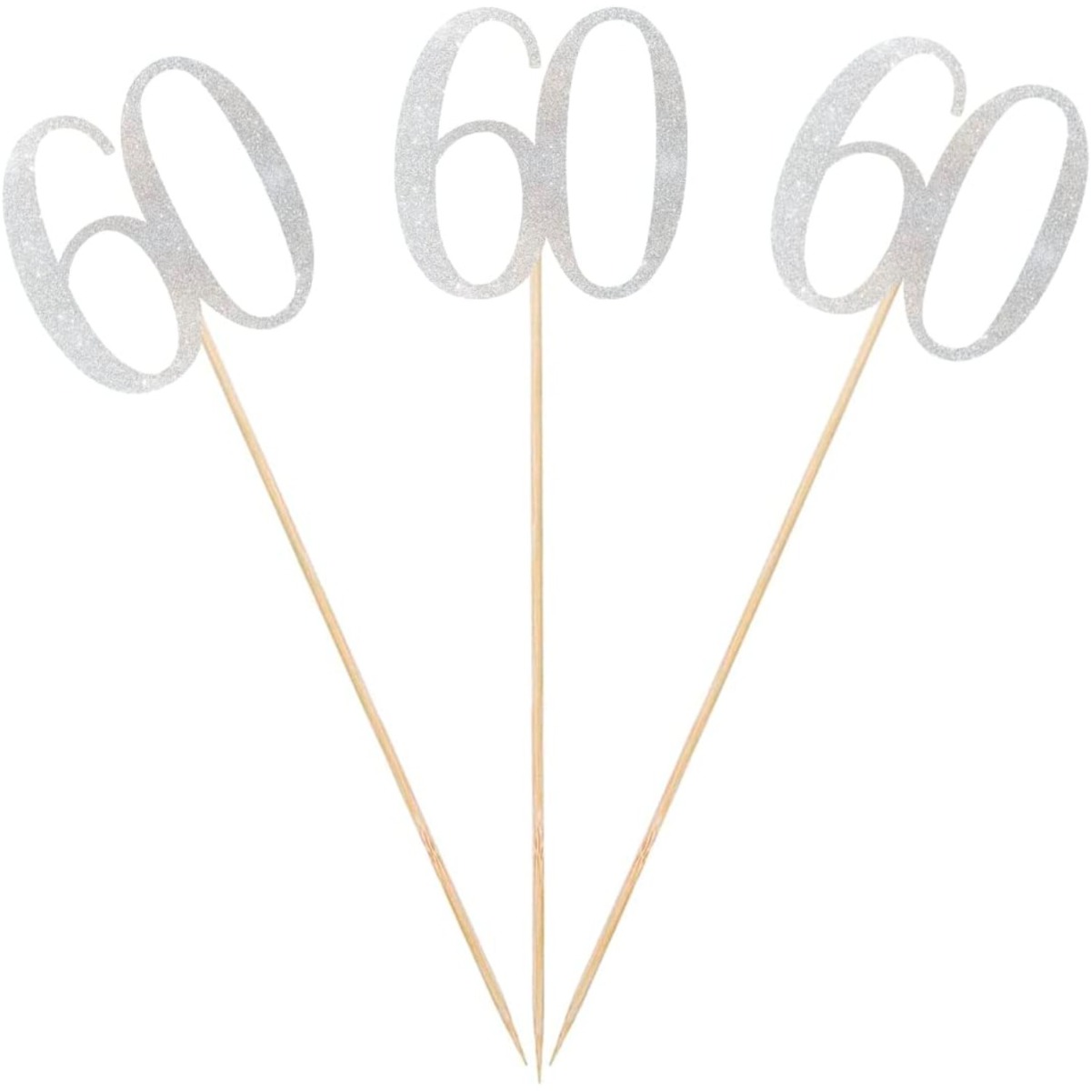 60. Yaş Günü Masa Süslemesi iç - Centerpiece Stick incelemesi ve fiyatı