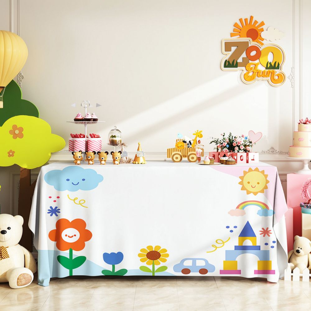 Doğum Günü Partisi Masa Örtüsü - Dessert Table Backdrop incelemesi ve fiyatı