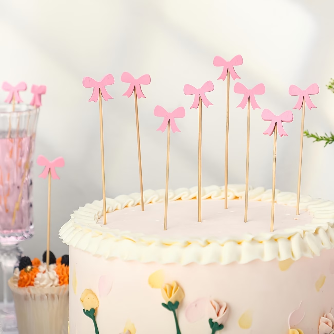 (BF06)100 adet Yaylı Ahşap Kok - Centerpiece Stick incelemesi ve fiyatı