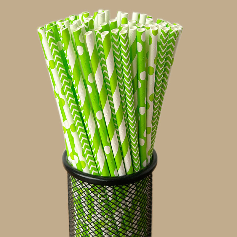 100 tek kullanımlık biyolojik  - Paper Straw Color incelemesi ve fiyatı