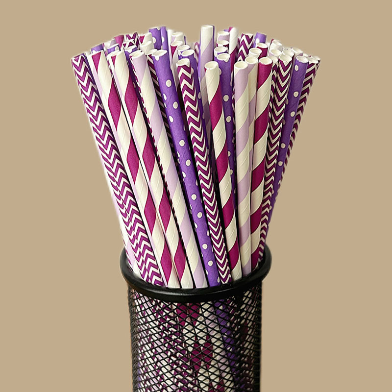 100 tek kullanımlık biyolojik  - Paper Straw Color incelemesi ve fiyatı