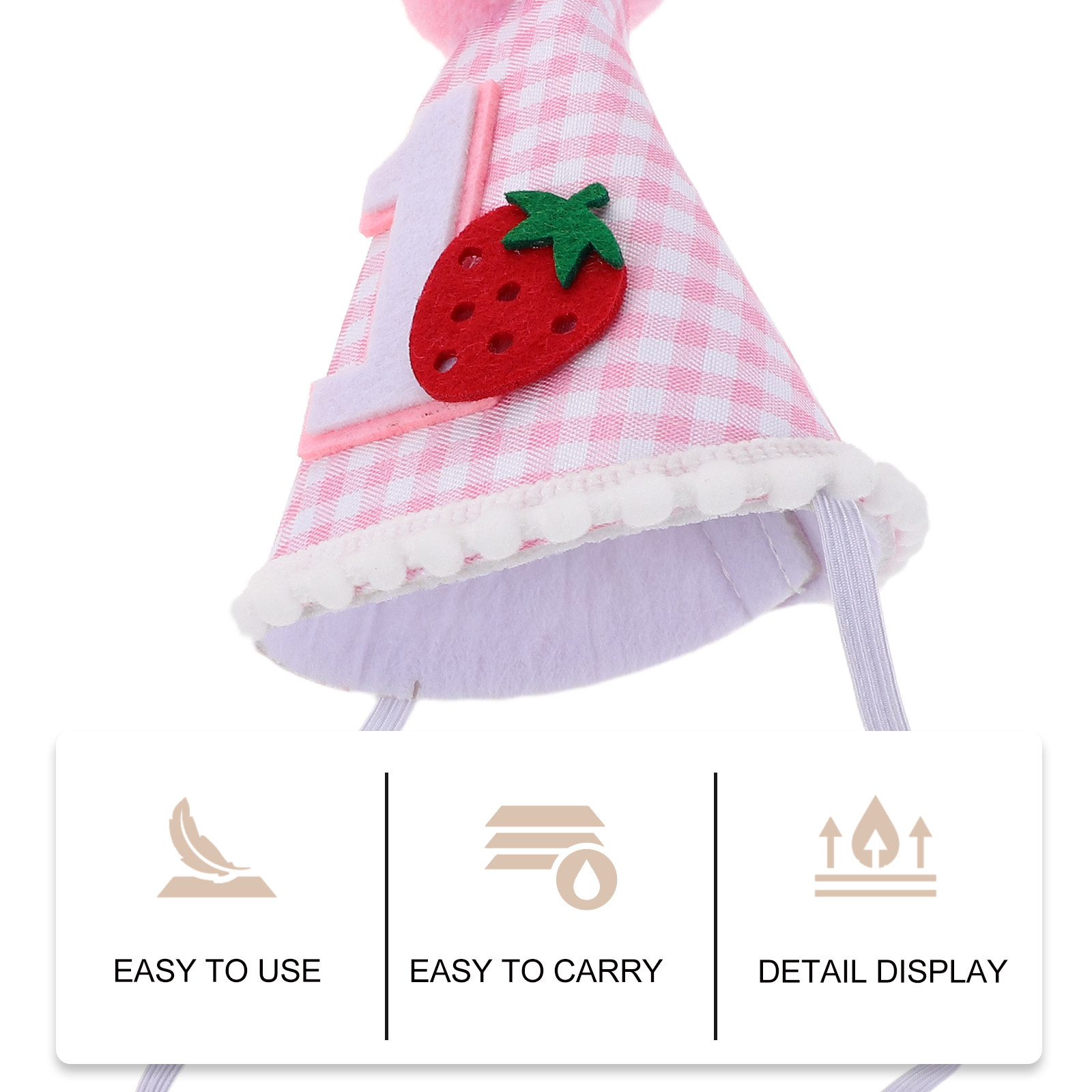 Çilek Desenli Doğum Günü Şapka - Party Hat Cone incelemesi ve fiyatı