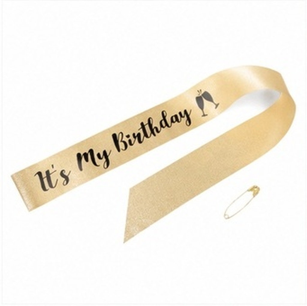 1 Adet Doğum Günü Partisi İçin - Birthday Sash Glitter incelemesi ve fiyatı