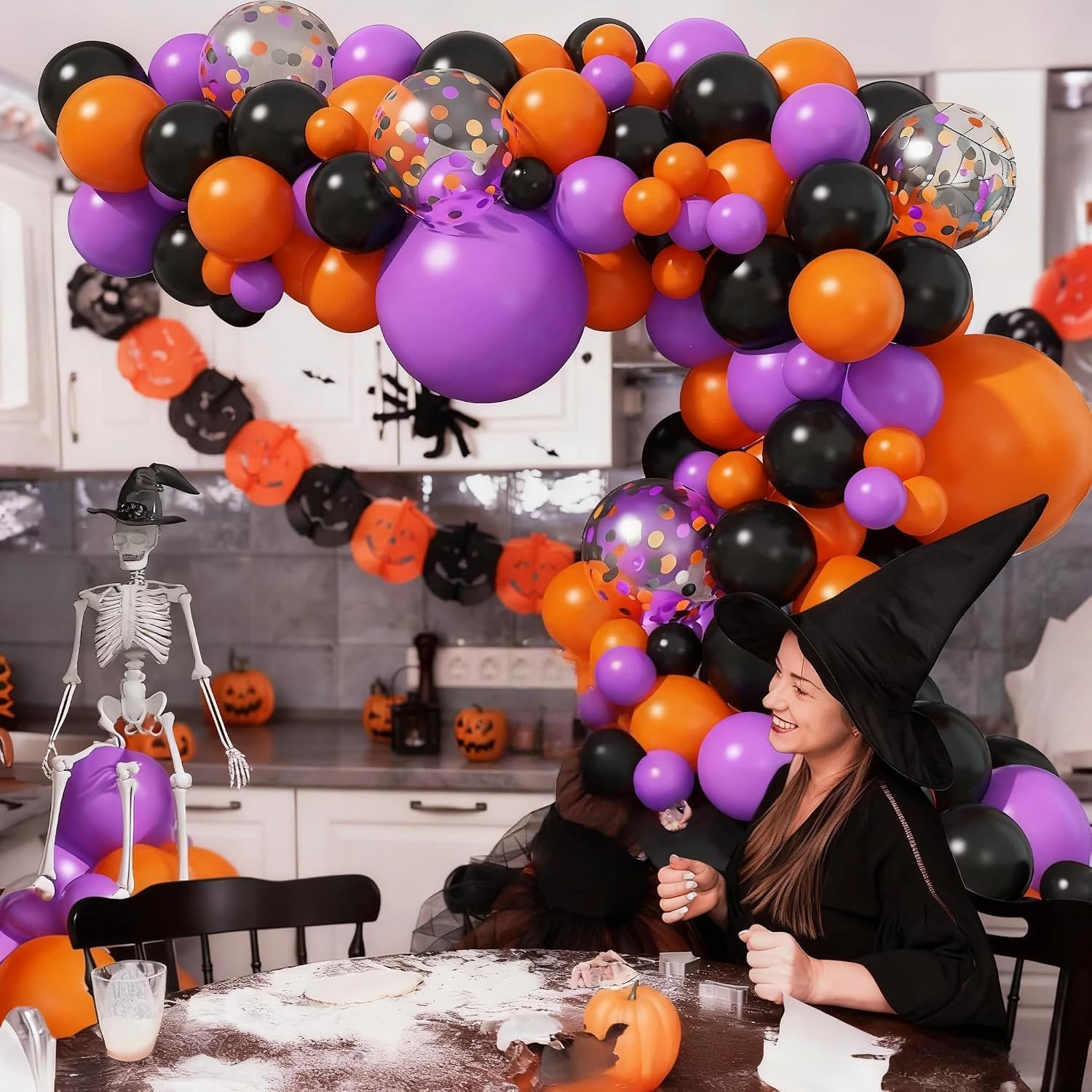 Jobkoo Cadılar Bayramı Balon Ç - Balloon Arch Kit incelemesi ve fiyatı