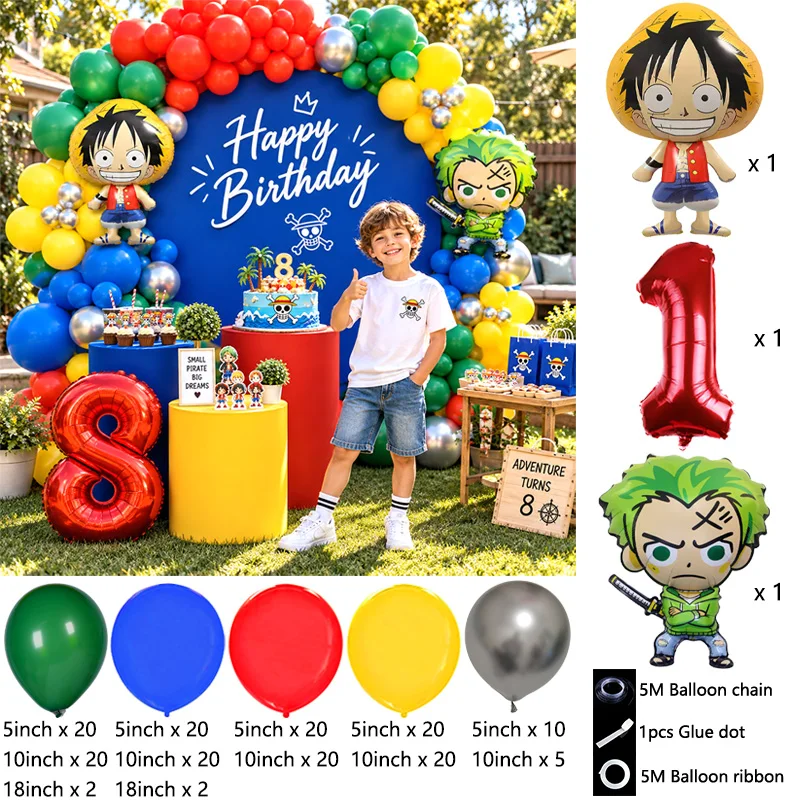 One Piece Temalı Parti Balon S - Balloon Arch Kit incelemesi ve fiyatı