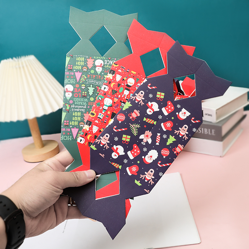 12 adet Noel Şeker Kutusu, Kur - Papercraft Supply Ribbon incelemesi ve fiyatı