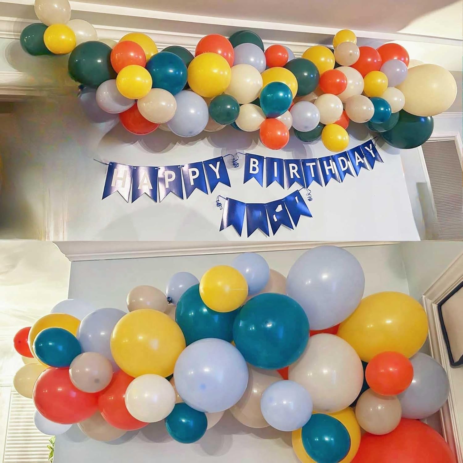 Boho Gökkuşağı Retro Mavi Turu - Balloon Arch Kit incelemesi ve fiyatı