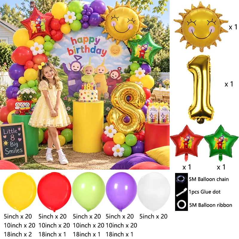 Teletubbies Çocuk Karakteri Ba - Balloon Arch Kit incelemesi ve fiyatı