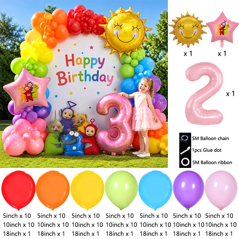 Teletubbies Çocuk Karakteri Ba - Balloon Arch Kit incelemesi ve fiyatı