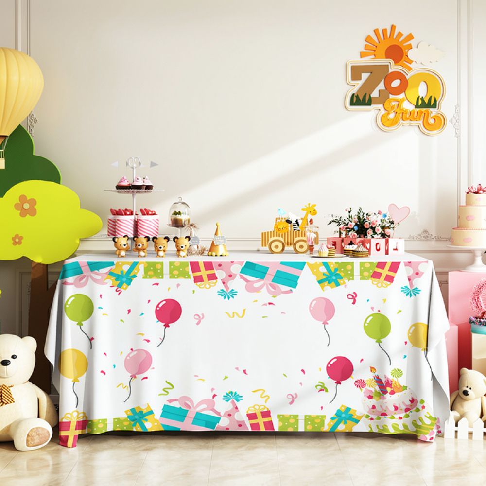 Şenlikli Masa Örtüsü, Doğum Gü - Dessert Table Backdrop incelemesi ve fiyatı